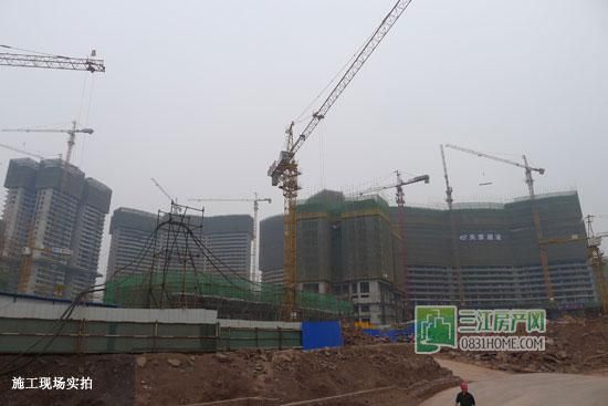 丽雅龙城3月工程进度：施工现场实拍