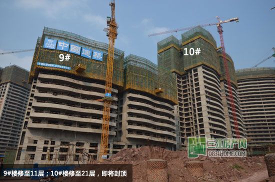 丽雅龙城6月施工进度实拍