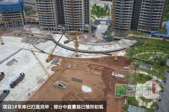丽雅龙城7月施工进度实拍