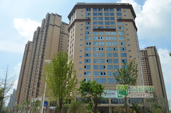 拉菲8月施工进度 香颂花园1#楼主体修至3层