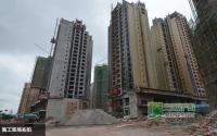 江语城7月施工进度 住宅全部封顶