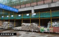 城中央6月施工进度 三期楼栋开始修第二层