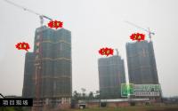 凯丽滨江5月施工进度 2-5号楼砖砌进行中