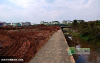 丽雅上游城4月工程进度 沿江工程开工建设