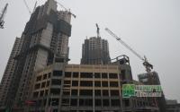 天际上城3月工程进度 B区主体已封顶