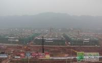 西南轻工博览城市场综合区全面封顶
