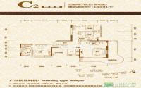 金沙首座180平米可变三居C2户型简析