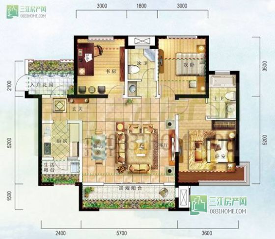 鲁能·山水原著明日开选 四大户型全面解析