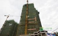观澜上郡9月施工进度  1、3号楼即将封顶
