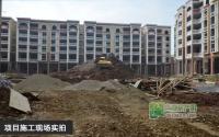 水岸欧韵10月施工进度 二期小区绿化有序进行
