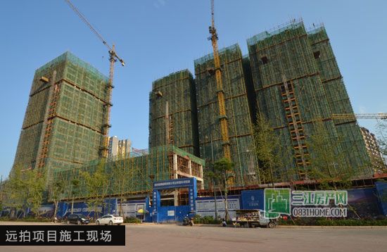 北新国际9月施工进度 3号楼商业封顶