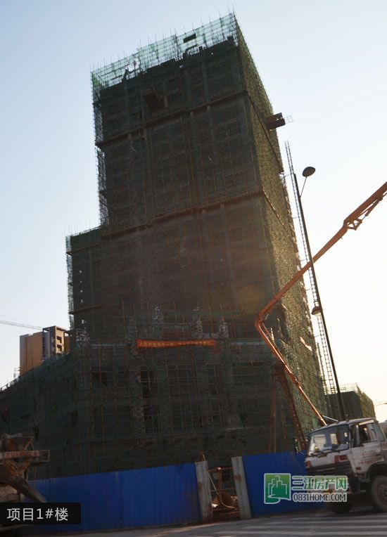 北新国际9月施工进度 3号楼商业封顶