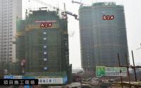 凯丽滨江1月施工进度双中庭楼栋修至9层