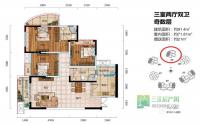 三房不到40万城中央G4户型特价房仅剩1套