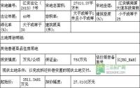 3月20日江安县公开拍卖2宗商住用地