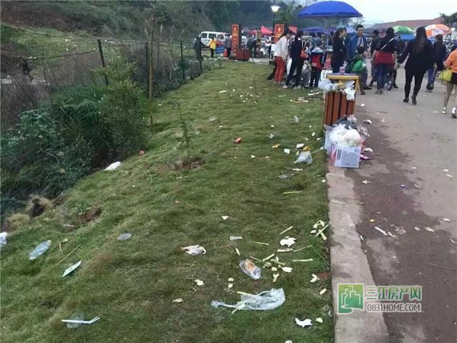  龙头山秒变垃圾场！？宜宾人的素质扔在垃圾堆？