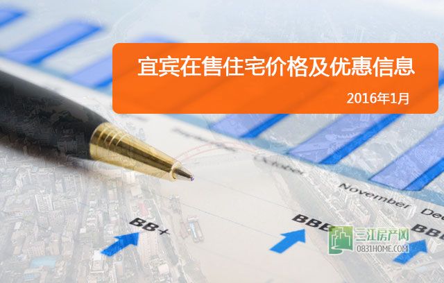 1月 宜宾在售住宅价格及优惠信息