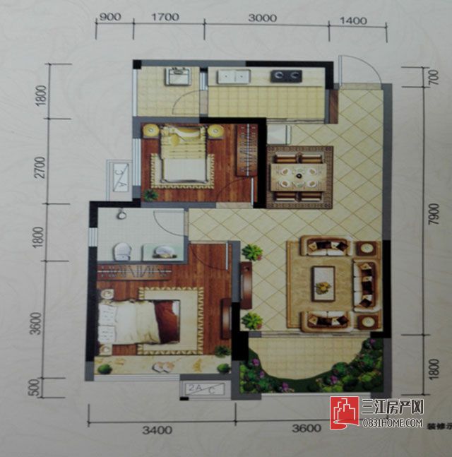 BA1两室两厅一卫户型图.jpg