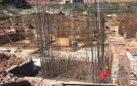 拉菲･左岸公馆7月工程进度  修筑地基火热进行中