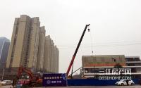 恒旭·金座1月工程进度 主体成型，进入外装