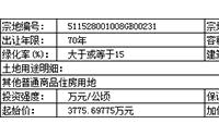 10月10日，兴文县国土资源局拍卖3宗土地