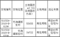 1月18日，长宁县国土资源局拍卖出让2宗土地