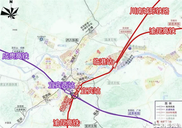 征地、移路、修隧道！宜宾这3条高铁，要修联络线~