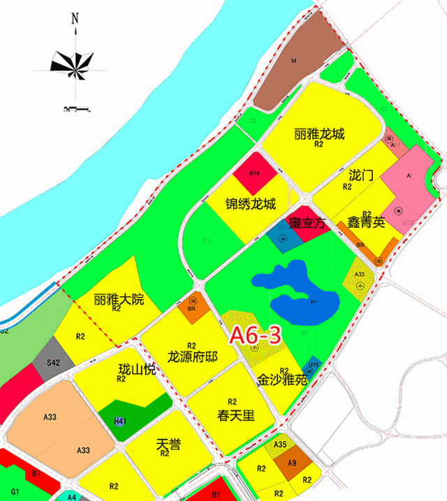 宜宾市南岸大地坡区域2016-2017年2号路优化论证土地利用规划图方案_副本.gif
