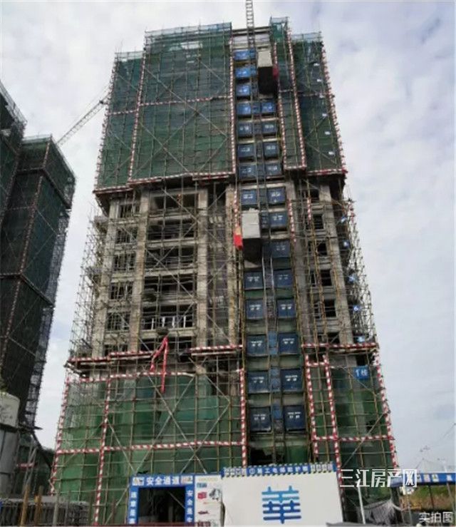 1#楼主体施工完成，砌体施工完成，外墙保温施工完成1-8层.jpg