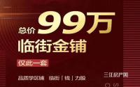 总价99万！城中央·南城特价临街铺，仅此1套~