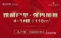 均价约8700元/㎡，中梁·壹号院110㎡户型强势加推