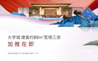 物以稀为贵 大学路1号89㎡宽境三房即将加推