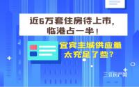 近6万套住房待上市，临港占一半！宜宾主城供应量太充足了些？