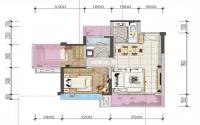 75m²两室两厅！绿地·宜宾城际空间站热门户型简析