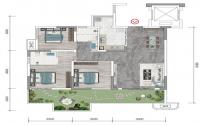 电梯入户！还有超10m大阳台！宜宾这个104m²户型有点东西！