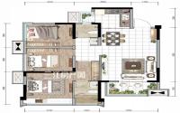 刚需小三房，佳乐·悠南山89m²实用户型看起来！