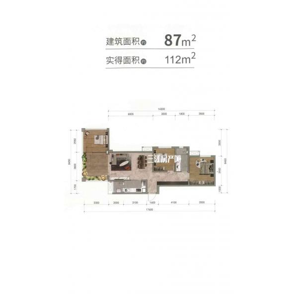 A户型偶数层