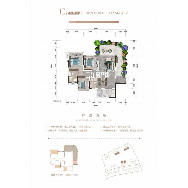 C户型奇数层